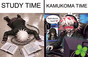 Nagito Komaeda Izuru Kamukura GIF