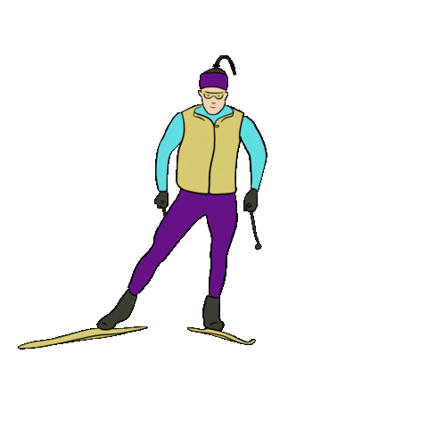 Illustration Skating Sticker by ChamberyMontagnes