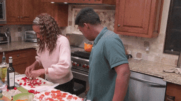 in the kitchen cooking GIF by Hallmark Channel