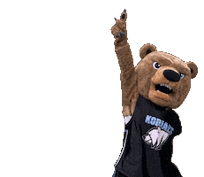 Bear Point Up Sticker by Lethbridge Polytechnic