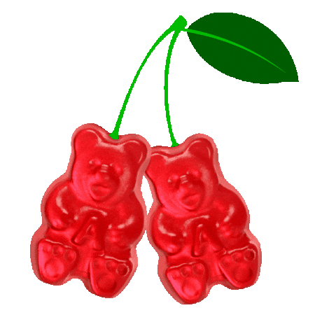 Gummy Bear Cherry Sticker by Albanese Candy