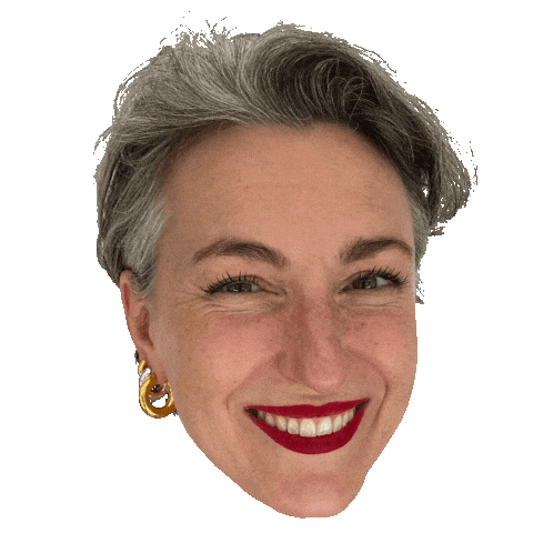 Wink Floating Head Sticker by Loving the Look Babe