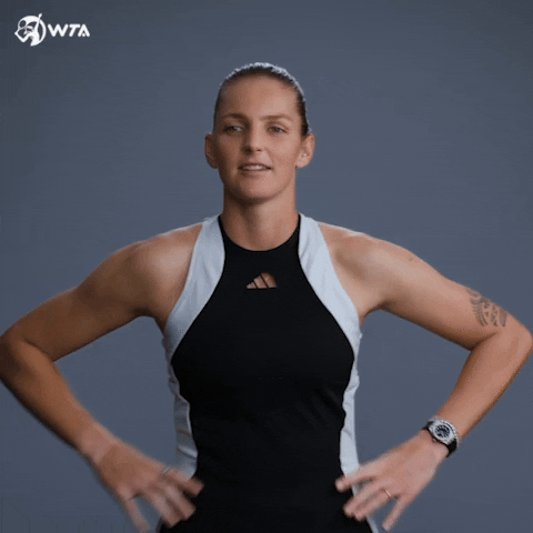 Karolina Pliskova Yes GIF by WTA