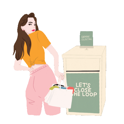 HM fashion recycler Sticker