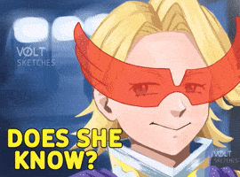 Does She Know My Hero Academia GIF