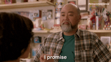 I Promise GIF by Kim's Convenience