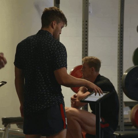 melbourne football club dancing GIF by Melbournefc
