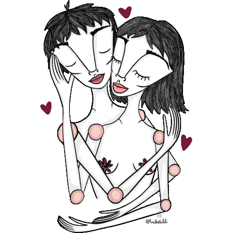 Friends Love Sticker by anchetulil