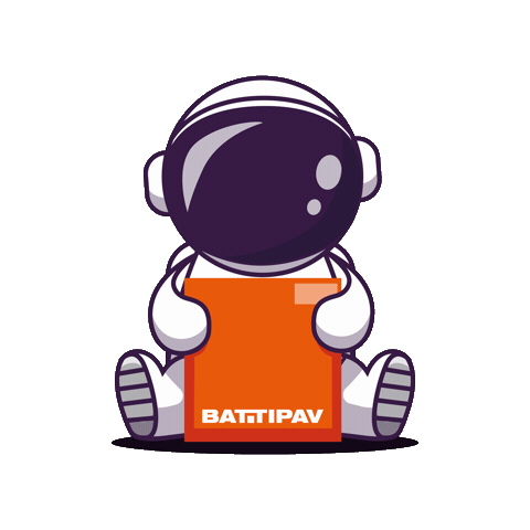 Astronaut Sticker by Battipav