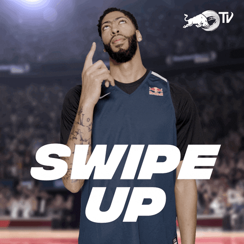 swipe up anthony davis GIF by Red Bull