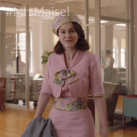 Knock Yourself Out Rachel Brosnahan GIF by The Marvelous Mrs. Maisel