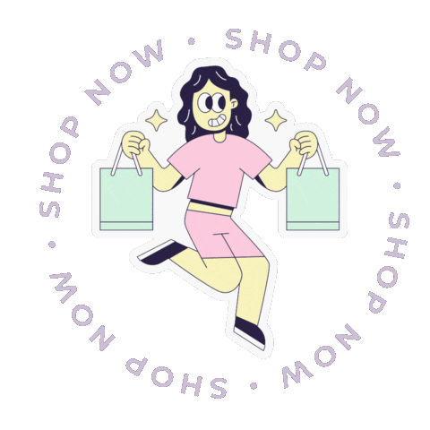 Shopping Shop Sticker by Nudara