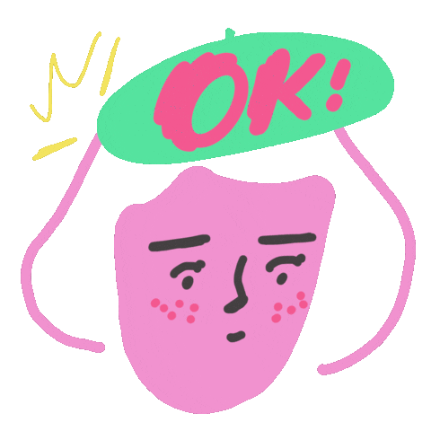 Girl Ok Sticker