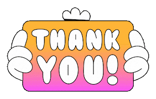 Thanks Thank You Sticker by TheLittleLabs