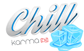 Ice Cube Sticker by KARMAPIX