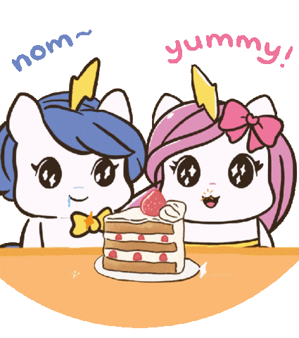Dessert Craving Sticker by Brave Unicorn