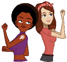 Feminist Empowerment Sticker by Selfish Generation