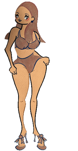 Woman Bikini Sticker