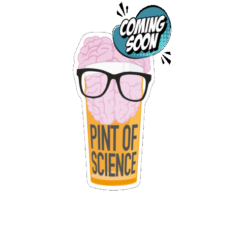 Coming Soon Beer Sticker by Pint of Science world