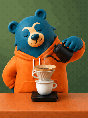 Coffee Bear GIF by Sr Zur
