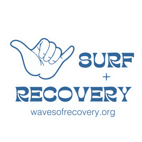 Waves of Recovery Sticker