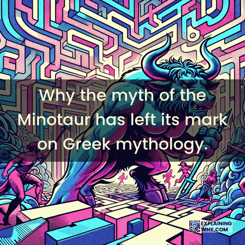 Greek Mythology Minotaur GIF by ExplainingWhy.com