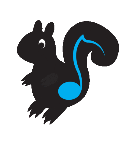 Watching Music Note Sticker by SoundSquirrel