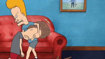 Wrestle Beavis And Butthead GIF by Paramount+