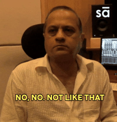 Not Like That No Gif By Sudeep Audio GIF