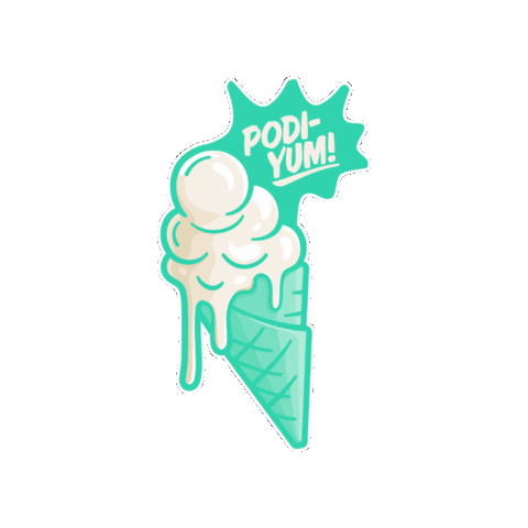 Ice Cream Summer Sticker by PODIUM