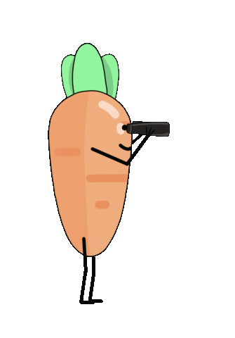 Carrot Sticker by Loceries