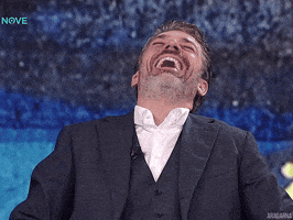 Luca Argentero Laugh GIF