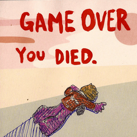 Im Dead Game Over GIF by Jimmy Arca