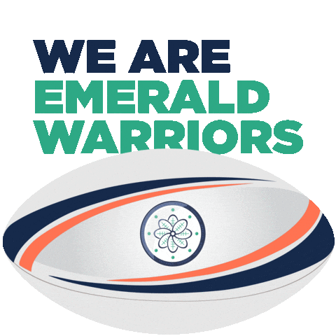Rugby Coral Sticker by Emerald Warriors RFC
