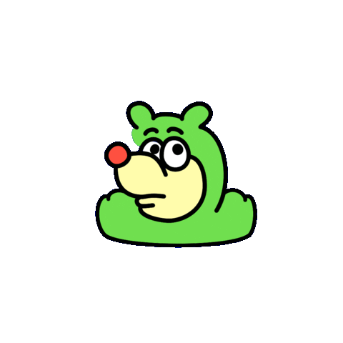 Confused Art Sticker