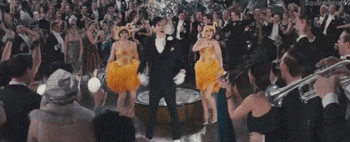 dance party gatsby GIF