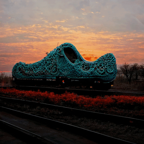 Train Sneakers GIF by Arti the AI