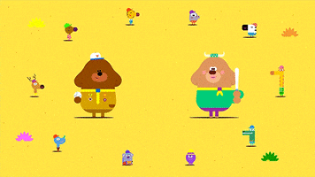 making friends badge peggee GIF by Hey Duggee