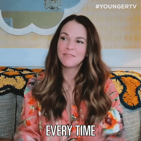 Sutton Foster Aftershow GIF by YoungerTV