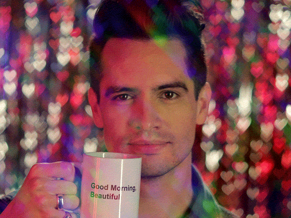 good morning drinking GIF by Panic! At The Disco