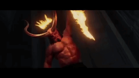 Image result for gifs/ hellboy