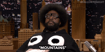 jimmy fallon mountains GIF by The Tonight Show Starring Jimmy Fallon