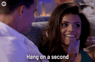 Hold Please GIF by The Bachelor Australia