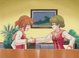 Lesbian Yuri Animeyuri GIF