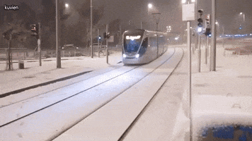 snow train GIF by Jerusalem