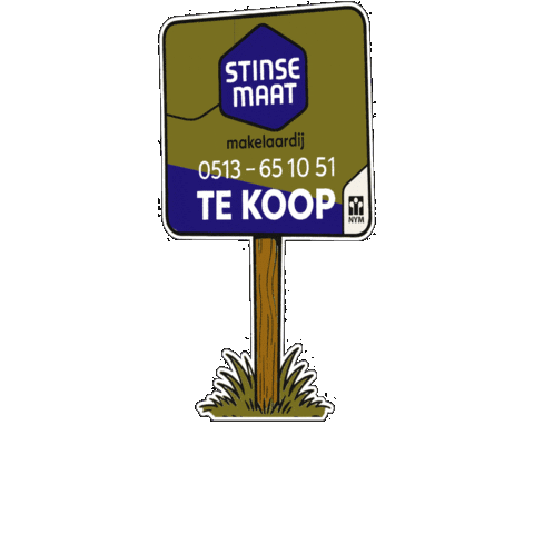 Tekoop Sticker by StinseMaat makelaardij