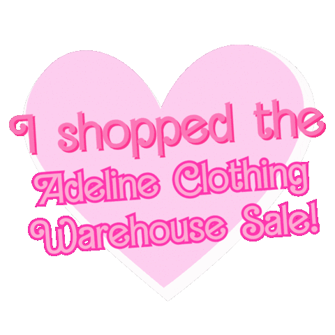Barbie Movie Shopping Sticker by Adeline Clothing