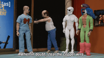 Robot Chicken When In Doubt GIF by Adult Swim