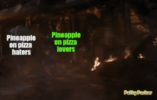 Infinity War Pizza GIF