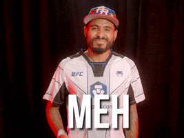 Meh Manny Santiago GIF by UFC